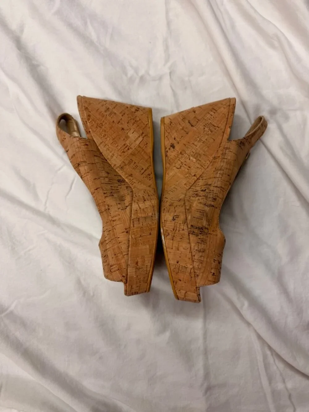 Stuart Weitzman Jean wedges Cork 9.5 - Picture 5 of 10